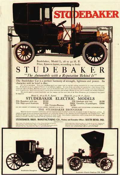 Another advertisement for the Studebaker