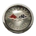 Logo Chevrolet Corvette originally designed in 1953
