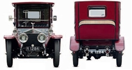 Rolls Royce Silver Ghost front and rear view