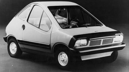 The Fiat electric prototype