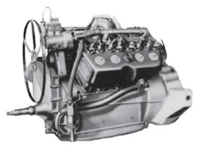 The first mass produced V8 engine