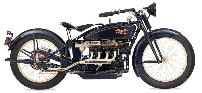 ACE motorcycles side view